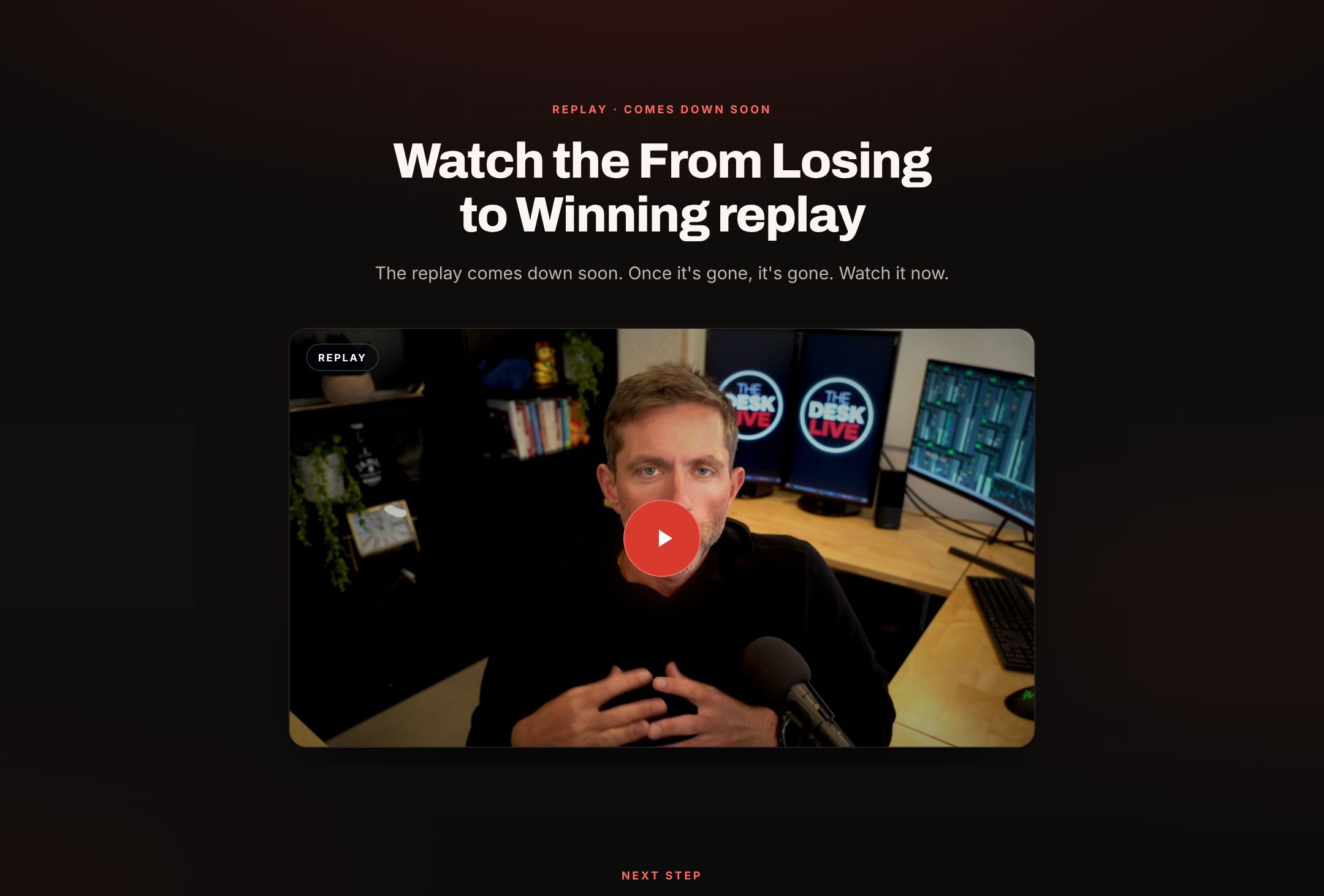 Replay + application preview
